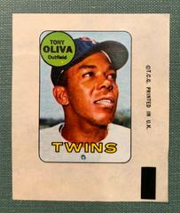 Tony Oliva Baseball Cards 1969 Topps Decals Prices