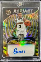 Bones Hyland [Gold] #RSI-BON Basketball Cards 2021 Panini Spectra Radiant Signatures Prices