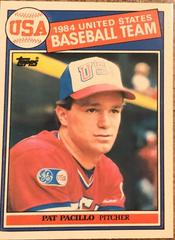 Pat Pacillo [84 USA Baseball Team] Baseball Cards 1985 Topps Tiffany Prices