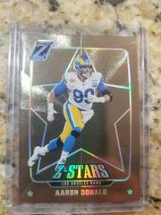 Aaron Donald [Gold] Football Cards 2022 Panini Zenith Z Stars Prices