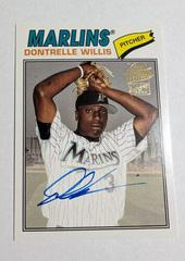 Dontrelle Willis Baseball Cards 2023 Topps Archives 1977 Fan Favorites Autographs Prices