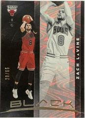 Zach LaVine #9 Basketball Cards 2019 Panini Black Prices