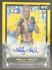 Holly Holm [Gold Refractor] #FNA-HHO Ufc Cards 2024 Topps Chrome UFC Signature Prices