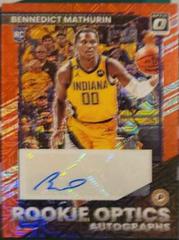 Bennedict Mathurin [Choice] #ROA-BNM Basketball Cards 2022 Panini Donruss Optic Rookie Autographs Prices