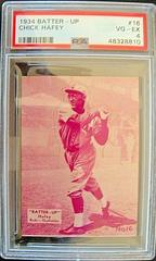 Chick Hafey #16 Baseball Cards 1934 Batter Up Prices