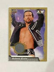 Adam Cole [Mat Relic] #27 Wrestling Cards 2022 Upper Deck AEW Prices