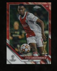 Ryan Gravenberch [Red Wave Refractor] #72 Soccer Cards 2021 Topps Chrome UEFA Champions League Prices