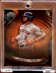 Jeremy Pena [Orange] #72 Baseball Cards 2022 Topps Chrome Black Prices