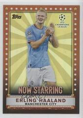 Erling Haaland [Gold] Soccer Cards 2022 Topps UEFA Club Competitions Now Starring Prices