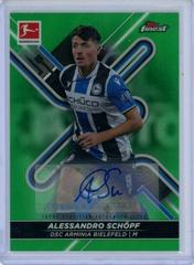 Alessandro Schopf [Green] #BCA-ASC Soccer Cards 2021 Topps Finest Bundesliga Autographs Prices
