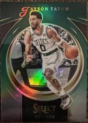 Jayson Tatum [Green] #5 Basketball Cards 2022 Panini Select Certified Prices