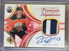 Jesse Puljujarvi [Premium] #UMS-PU Hockey Cards 2021 Ultimate Collection Material Signatures Prices