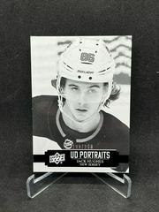 Jack Hughes [Black & White] #P-8 Hockey Cards 2021 Upper Deck UD Portraits Prices