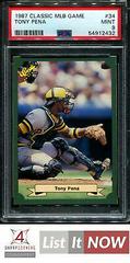 Tony Pena #34 Baseball Cards 1987 Classic MLB Game Prices