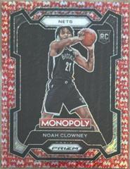 Noah Clowney [Red Millionaire Shimmer] #12 Basketball Cards 2023 Panini Prizm Monopoly Prices