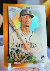 Julio Rodriguez [Gold] Baseball Cards 2022 Topps Allen & Ginter Chrome Prices