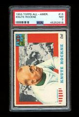 Knute Rockne #16 Football Cards 1955 Topps All American Prices