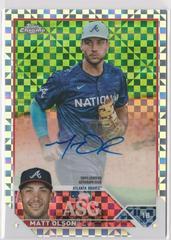 Matt Olson [Xfractor] #ASGA-MO Baseball Cards 2023 Topps Chrome Update All Star Game Autographs Prices