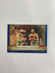 The Revival Win the Raw Tag Team Championship [Blue] #41 Wrestling Cards 2020 Topps WWE Road to WrestleMania Prices