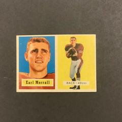 Earl Morrall Football Cards 1957 Topps Prices