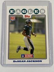 DeSean Jackson Football Cards 2008 Topps Kickoff Prices