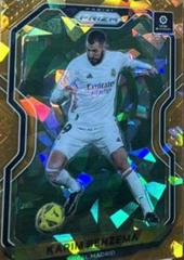 Karim Benzema [Orange Ice] Soccer Cards 2020 Panini Chronicles Prizm La Liga Prices
