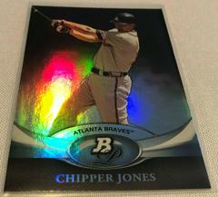 Chipper Jones #86 Baseball Cards 2011 Bowman Platinum Prices