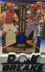 Joe Morgan, Johnny Bench [Spectrum Blue] #HD-JM Baseball Cards 2022 Panini Absolute Historical Duals Prices