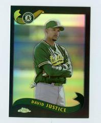 David Justice Baseball Cards 2002 Topps Chrome Prices