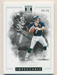 John Elway [Silver] #7 Football Cards 2016 Panini Impeccable Prices