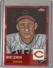 Bob Lemon [Red Atomic] Baseball Cards 2022 Topps Chrome Platinum Anniversary Prices