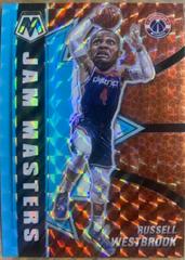 Russell Westbrook [Blue Fluorescent] #4 Basketball Cards 2020 Panini Mosaic Jam Masters Prices