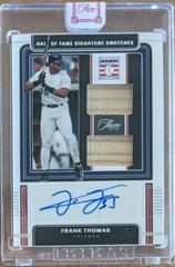 Frank Thomas #HOFS-FT Baseball Cards 2022 Panini Three and Two Hall of Fame Signature Swatches Prices