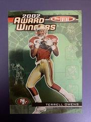Terrell Owens #AW15 Football Cards 2003 Topps Total Award Winners Prices