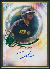 James Wood [Emerald] #TCA-JW Baseball Cards 2022 Bowman Transcendent Autographs Prices