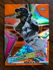 Bryan De La Cruz [Orange] #FS-11 Baseball Cards 2022 Topps Chrome Logofractor Future Stars Prices