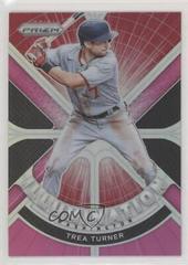 Trea Turner [Pink Prizm] #IL-11 Baseball Cards 2021 Panini Prizm Illumination Prices