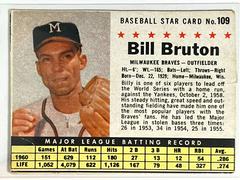 Bill Bruton [Hand Cut] Baseball Cards 1961 Post Cereal Prices