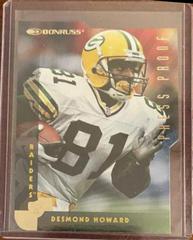 Desmond Howard [Press Proof Gold Die Cut] #113 Football Cards 1997 Panini Donruss Prices