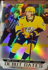 Philip Tomasino [Gold] Hockey Cards 2022 Upper Deck Debut Dates Prices