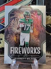 Garrett Wilson #F-21 Football Cards 2022 Panini Prizm Fireworks Prices