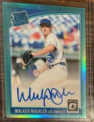 Walker Buehler [Aqua] #RRS-WB Baseball Cards 2018 Panini Donruss Optic Rated Rookie Signatures Prices