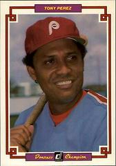 Tony Perez #29 Baseball Cards 1984 Donruss Champions Prices