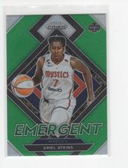 Ariel Atkins [Green] Basketball Cards 2022 Panini Prizm WNBA Emergent Prices