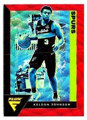 Keldon Johnson [Red Wave] Basketball Cards 2020 Panini Flux Prices