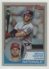 Bryce Harper #83T-25 Baseball Cards 2018 Topps Chrome 1983 Prices