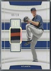 Mike Soroka [Holo Silver] #BIO-MS Baseball Cards 2022 Panini National Treasures Biography Materials Prices