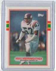 Mike Merriweather #25T Football Cards 1989 Topps Traded Prices