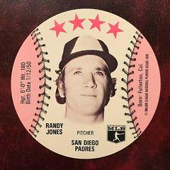 Randy Jones Baseball Cards 1976 Towne Club Disc Prices