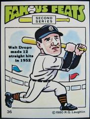Walt Dropo Baseball Cards 1980 Laughlin Famous Feats Prices